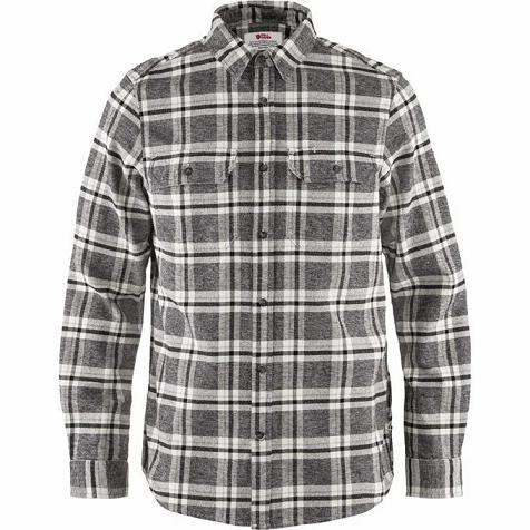 Fjallraven Övik Shirts Grey Singapore For Men (SG-112373)